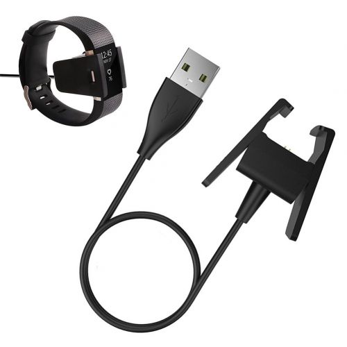  GSDCNV Neue HEIssE USB-Ladekabel Kabel Ersatzarmband-Ladegerat fuer F itbit-Ladegerat 2(Schwarz)
