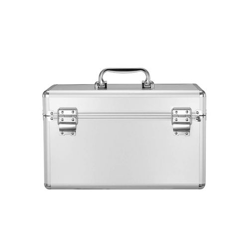  GSHWJS-Medical Chest Family First Aid Box Aluminum Alloy Medicine Box Multi-Layer Household Medical Treatment Medicine Box 24.5x15x16cm (Size : M)
