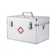 GSHWJS-Medical Chest Household Aluminum Alloy Medicine Box Multi-Layer Medical Outpatient First Aid Medicine Storage Box 40.5x22x23CM
