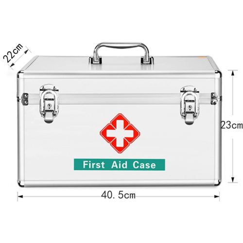  GSHWJS-Medical Chest Medicine Box Home Large Medical Box First Aid Kit Set Full Storage Medical Use Box Household Medicine Box (Size : L)