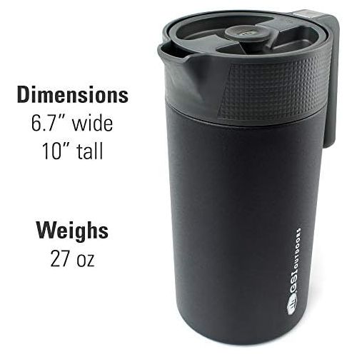  [아마존베스트]GSI Outdoors - Glacier Stainless JavaPress, 30oz Camping French Press