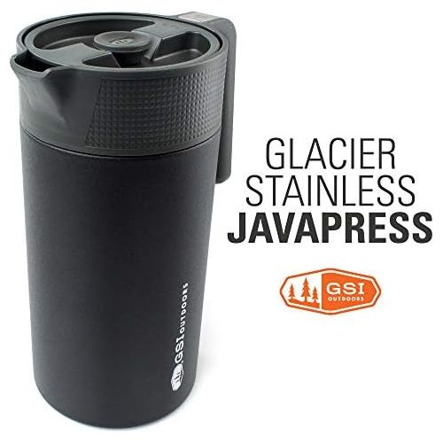  [아마존베스트]GSI Outdoors - Glacier Stainless JavaPress, 30oz Camping French Press