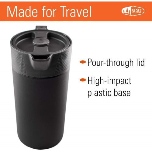  [아마존베스트]GSI Outdoors - Glacier Stainless JavaPress, 30oz Camping French Press