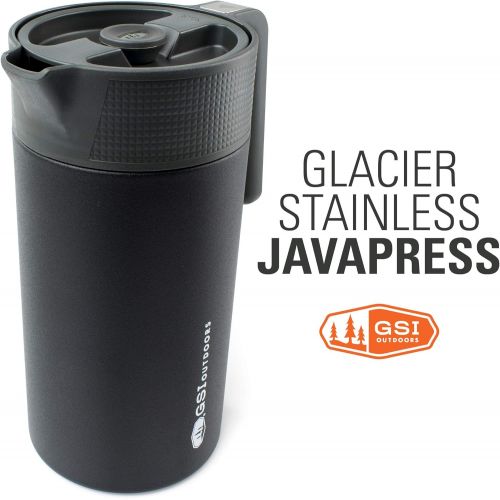  [아마존베스트]GSI Outdoors - Glacier Stainless JavaPress, 30oz Camping French Press