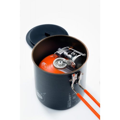  [아마존베스트]GSI Outdoors - Pinnacle Soloist Complete, Nesting Cook Set, Superior Backcountry Cookware Since 1985