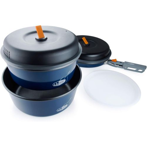  GSI Outdoors, Bugaboo Base Camper, Nesting Cook Set, Superior Backcountry Cookware Since 1985