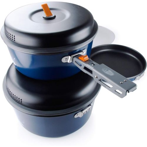  GSI Outdoors, Bugaboo Base Camper, Nesting Cook Set, Superior Backcountry Cookware Since 1985