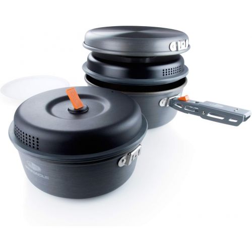  GSI Outdoors Pinnacle Base Camper, Camping Cook Set, Superior Backcountry Cookware Since 1985
