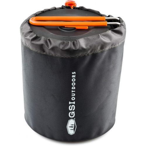  GSI Outdoors - Halulite Microdualist, Integrated Cooking + Eating Solution, 2 Person