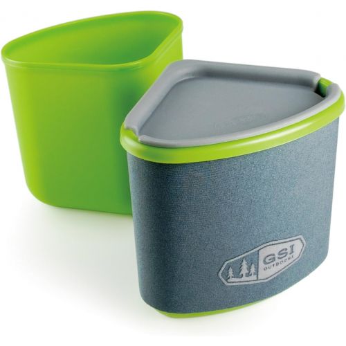  GSI Outdoors Gourmet Nesting Mug + Bowl, Green