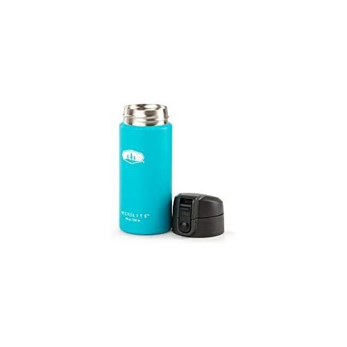  GSI Outdoors - Microlite Water Bottle, Vacuum Insulated Stainless Steel, Flip Lid