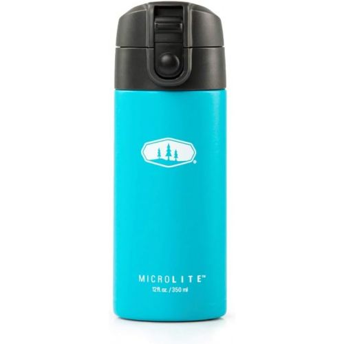  GSI Outdoors - Microlite Water Bottle, Vacuum Insulated Stainless Steel, Flip Lid