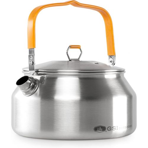  GSI Outdoors Glacier Stainless Ketalist Camping Cookset for Backpacking, Camping or RV