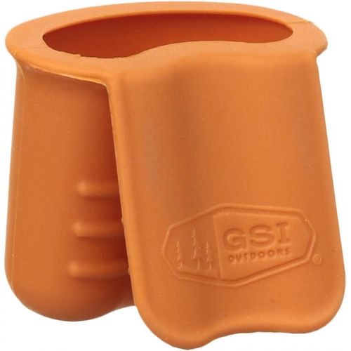  GSI Outdoors 74010 MicroGripper Silicone Pot Gripper, Orange, 2 inch