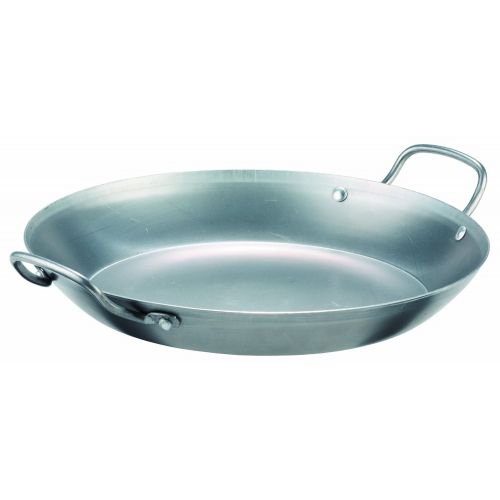  GSW 860611 GastroTraditionell Lyoner Eisen Paella-Pfanne - 34cm