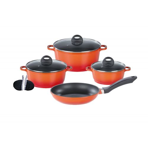  GSW 477406 GOURMET Topf-Set Orange Shadow 4-teilig