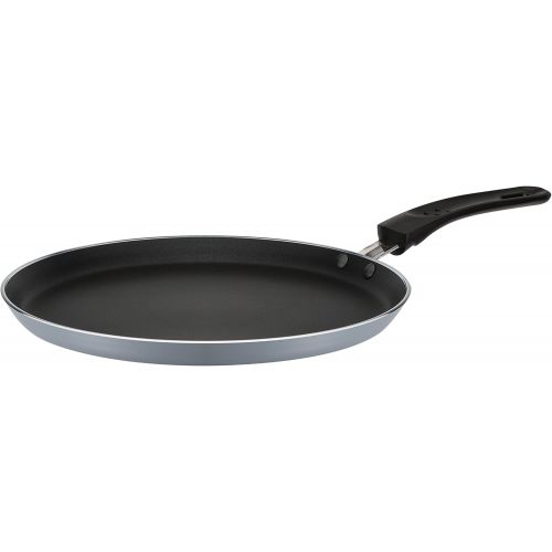  GSW grau/schwarz 456722 Aluminium Crepe-Pfanne Induktion 26cm-inkl. Teigverteiler, 26 cm, 2-Einheiten