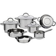 [아마존베스트]GSW 990097 Montreal Topf-Set 10-teilig, Edelstahl, Silber, 24 cm, Einheiten