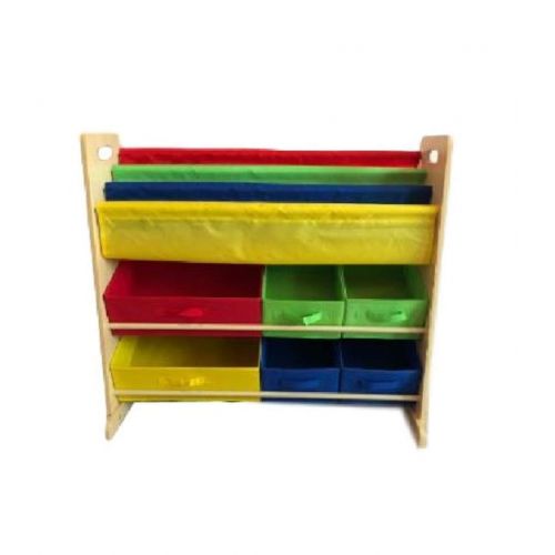  GT Kids Toy Storage Open Bookcase Bins Multicolor Boys Girls Kids Bin Organization Box Toys Books Shelf Wall Child Organizing Modern Furniture & Ebook Easy2Find.