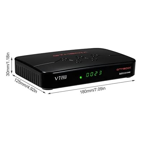  GT MEDIA V7 PRO Satellite Receiver HD DVB S2/S2X + DVB T/T2 Receiver Combo Full HD 1080p H.265 HEVC 10bit with Antenna WiFi USB / CA Card Slot Support PVR Recording Function Timesh