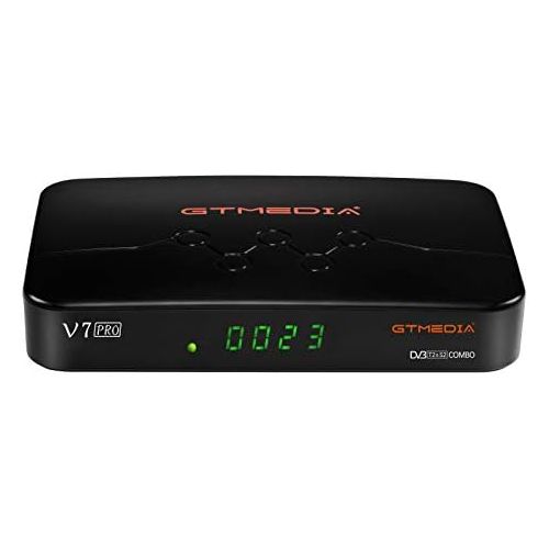  GT MEDIA V7 PRO Satellite Receiver HD DVB S2/S2X + DVB T/T2 Receiver Combo Full HD 1080p H.265 HEVC 10bit with Antenna WiFi USB / CA Card Slot Support PVR Recording Function Timesh