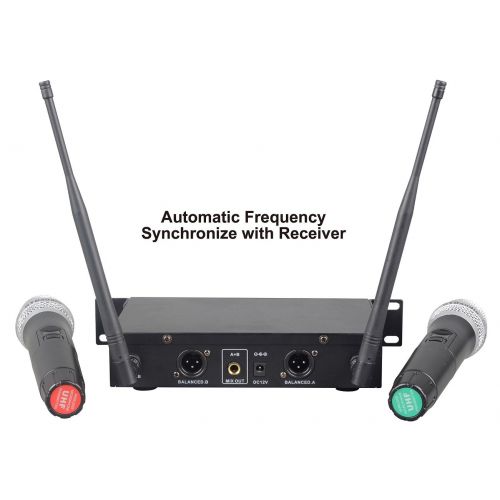  GTD Audio UHF 32 Selectable Frequency Channels Professional Wireless microphone Karaoke Mic System