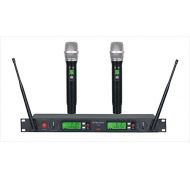 GTD Audio B-22 UHF 2 x100 Channel Professional 2 Wireless microphone Mic System 500 Mhz Band