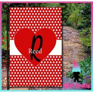 /GTHolidayShop Valentines Day St5 Garden Flag - Welcome Sign - Yard Decor - Valentines - Hearts - Personalized - Home Decoration - Home Valentines