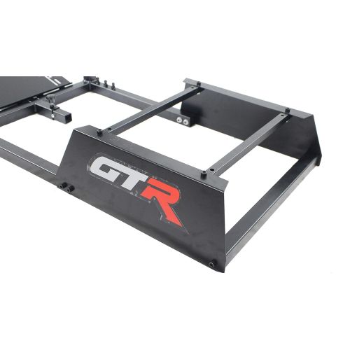  GTR Simulator GTR Racing Simulator GTA-BLK-S105LBKRD GTA Model Black Frame with BlackRed Real Racing Seat, Driving Simulator Cockpit Gaming Chair with Gear Shifter Mount