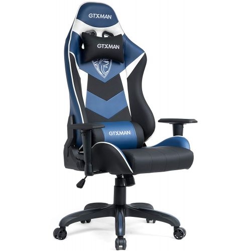  GTXMAN Gaming Chair Racing Style Video Game Chair Premium PU Leather Ergonomic Heavy Duty Office Racing Chair E-Sports X-006