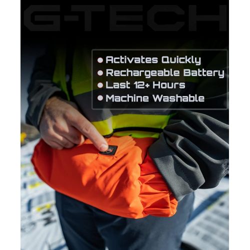  G-Tech Apparel G-Tech Electric Hand Warmer Pouch ? Premium Rechargeable Heated Hand Muffs for Camping, Hunting, Golf, Sports, Women, Men - Patented Heat Technology. Sport 2.0