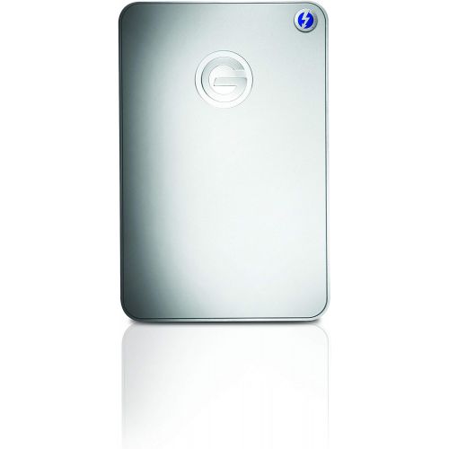  G-Technology 1TB G-DRIVE mobile with Thunderbolt and USB 3.0 Portable External Hard Drive, Silver - 0G03040-1