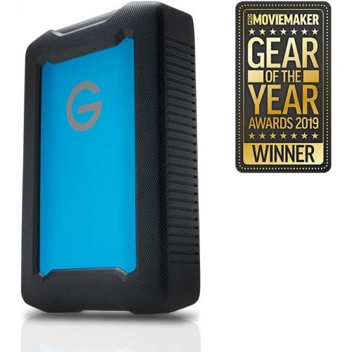  G-Technology 4TB ArmorATD All-Terrain Rugged Portable External Hard Drive - USB-C, Thunderbolt 3, USB 3.0 - 0G10435-1