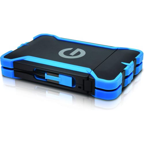  G-Technology 1TB G-DRIVE ev ATC Portable External Hard Drive with tethered USB 3.0 cable - All-Terrain Drive Solution - 0G03614-1