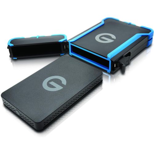  G-Technology 1TB G-DRIVE ev ATC Portable External Hard Drive with tethered USB 3.0 cable - All-Terrain Drive Solution - 0G03614-1