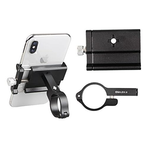  GUB PRO1 Universal Alloy Bike Cell Phone Holder Aluminum Bicycle Handlebar Phone Support for 3.5-6.2inch Bike Bracket Mount