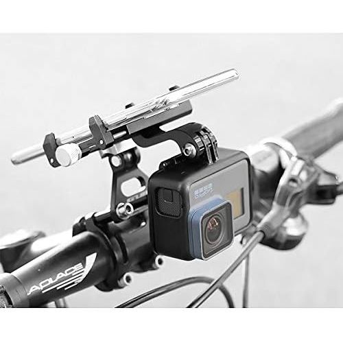  [아마존베스트]GUB Universal bike handlebar stem bicycle mount for mobile phone, smartphone, sat nav etc. with holder for GoPro, action cams.