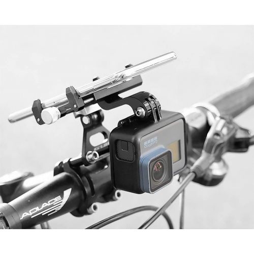  [아마존베스트]GUB Universal bike handlebar stem bicycle mount for mobile phone, smartphone, sat nav etc. with holder for GoPro, action cams.