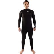 Gul Mens Response FX 5/4mm GBS Chest Zip Wetsuit - Black Contour Camo - Thermal Warm Heat Layer Layers Easy Stretch