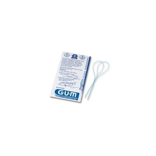  GUM 840PUAA Threader Dental Floss Gum Eez-Thru 5 Per Pack 100 Per Pack by Sunstar...