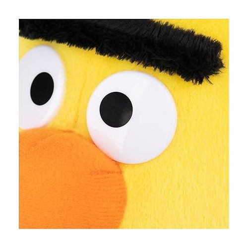  GUND Sesame Street Official Bert Muppet Plush, Premium Plush Toy for Ages 1 & Up, Yellow, 14”