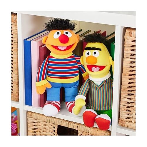  GUND Sesame Street Official Bert Muppet Plush, Premium Plush Toy for Ages 1 & Up, Yellow, 14”