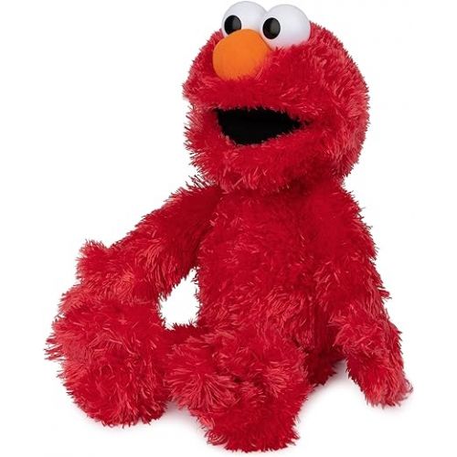  GUND Sesame Street Official Elmo Muppet Plush, Premium Plush Toy for Ages 1 & Up, Red, 13”