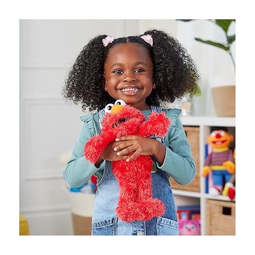  GUND Sesame Street Official Elmo Muppet Plush, Premium Plush Toy for Ages 1 & Up, Red, 13”