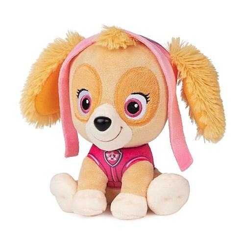  GUND Official PAW Patrol Skye in Signature Aviator Pilot Uniform Plush Toy, Stuffed Animal for Ages 1 and Up, 6