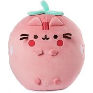 GUND Pusheen Strawberry Scented Squisheen Plush, Squishy Toy Stuffed Animal for Ages 8 and Up, Pink, 11”