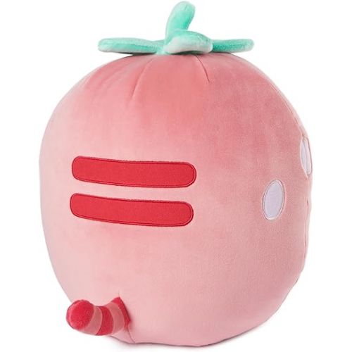  GUND Pusheen Strawberry Scented Squisheen Plush, Squishy Toy Stuffed Animal for Ages 8 and Up, Pink, 11”