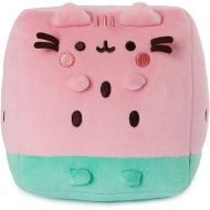 GUND Pusheen Watermelon Plush, Cat Stuffed Animal for Ages 8 and Up, Pink/Green, 6”