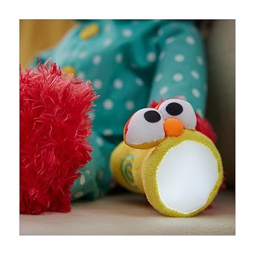  GUND Sesame Street Official Bedtime Elmo Muppet Plush, Premium Glow-in-The-Dark Plush Toy for Ages 1 & Up, Red, 12”