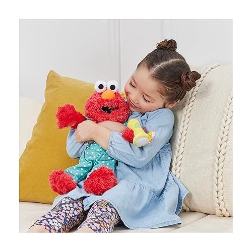  GUND Sesame Street Official Bedtime Elmo Muppet Plush, Premium Glow-in-The-Dark Plush Toy for Ages 1 & Up, Red, 12”
